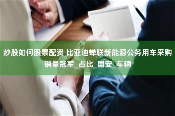 炒股如何股票配资 比亚迪蝉联新能源公务用车采购销量冠军_占比_国安_车辆