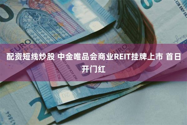 配资短线炒股 中金唯品会商业REIT挂牌上市 首日开门红