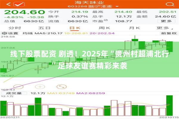 线下股票配资 剧透！2025年“贵州村超浦北行”足球友谊赛精彩来袭