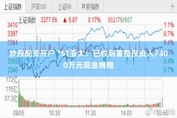 炒股配资开户 *ST亚太：已收到重整投资人7300万元现金捐赠