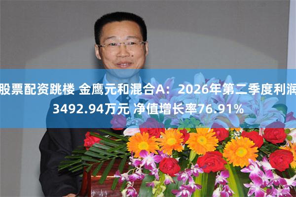 股票配资跳楼 金鹰元和混合A：2026年第二季度利润3492.94万元 净值增长率76.91%