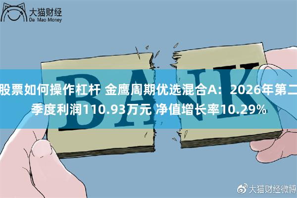 股票如何操作杠杆 金鹰周期优选混合A：2026年第二季度利润110.93万元 净值增长率10.29%