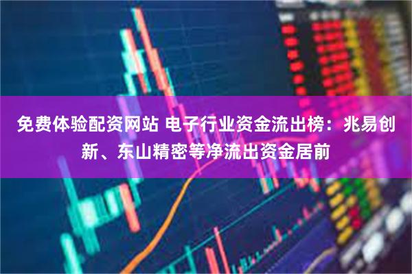 免费体验配资网站 电子行业资金流出榜：兆易创新、东山精密等净流出资金居前