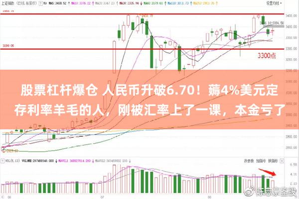 股票杠杆爆仓 人民币升破6.70！薅4%美元定存利率羊毛的人，刚被汇率上了一课，本金亏了